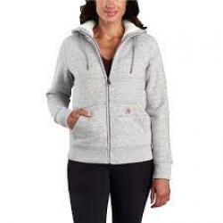 102787 Relaxed Fit Midweight Sherpa Lined Full Zip Sweatshirt
